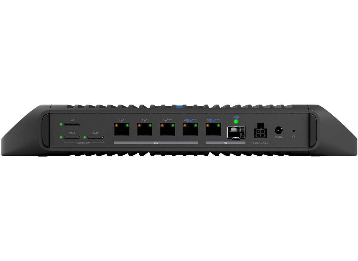 Ubiquiti Multi-Gigabit PoE Multi-WAN UniFi Cloud Gateway Industrial