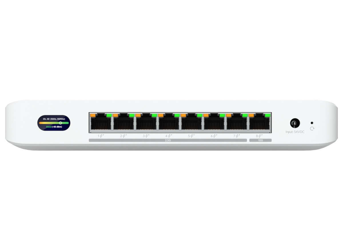 Ubiquiti UniFi Device Bridge WiFi 7 Switch 35W 7x 2.5G PoE 1x 10G PoE