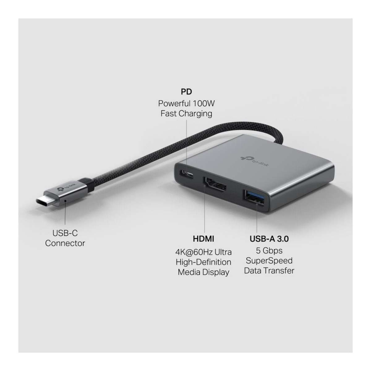 TP-Link UH3020C USB Type-C 3-in-1 Hub