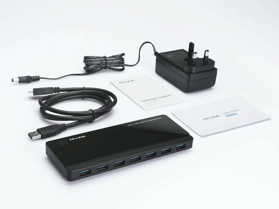 TP-Link UH720 Interface Hub USB 3.2 Gen 1 (3.1 1) Micro-B 5000 Mbit/s Black