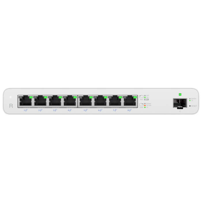 Ubiquiti UISP Router 8 Port Gigabit PoE 110W 1SFP