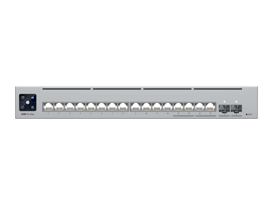 Ubiquiti UniFi Pro Max Switch 16 with 12 Gigabit 4x 2.5Gbps 2SFP+