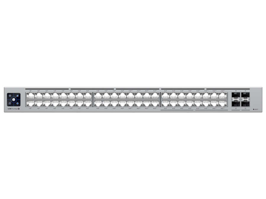 Ubiquiti UniFi Pro Max Switch 48 with 32PoE 16x 2.5Gbps PoE++ 720W