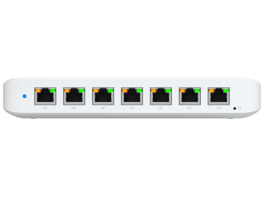 Ubiquiti UniFi Switch Ultra 8 Port Gigabit 1PoE Input 7 PoE Out 52W