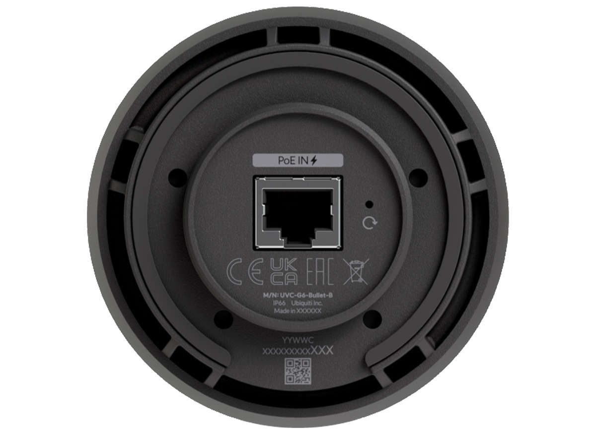 Ubiquiti UniFi Protect G6 Bullet 8MP Black IP Camera