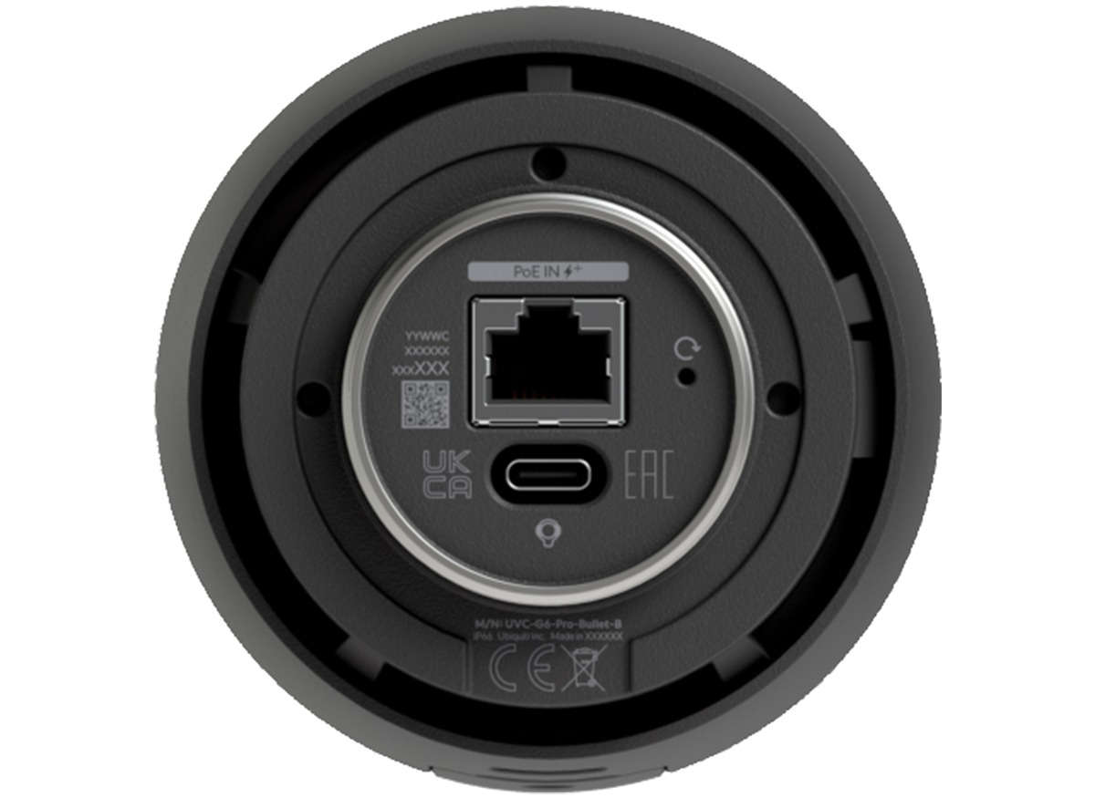 Ubiquiti UniFi Protect G6 Pro Bullet 8MP Black IP Camera