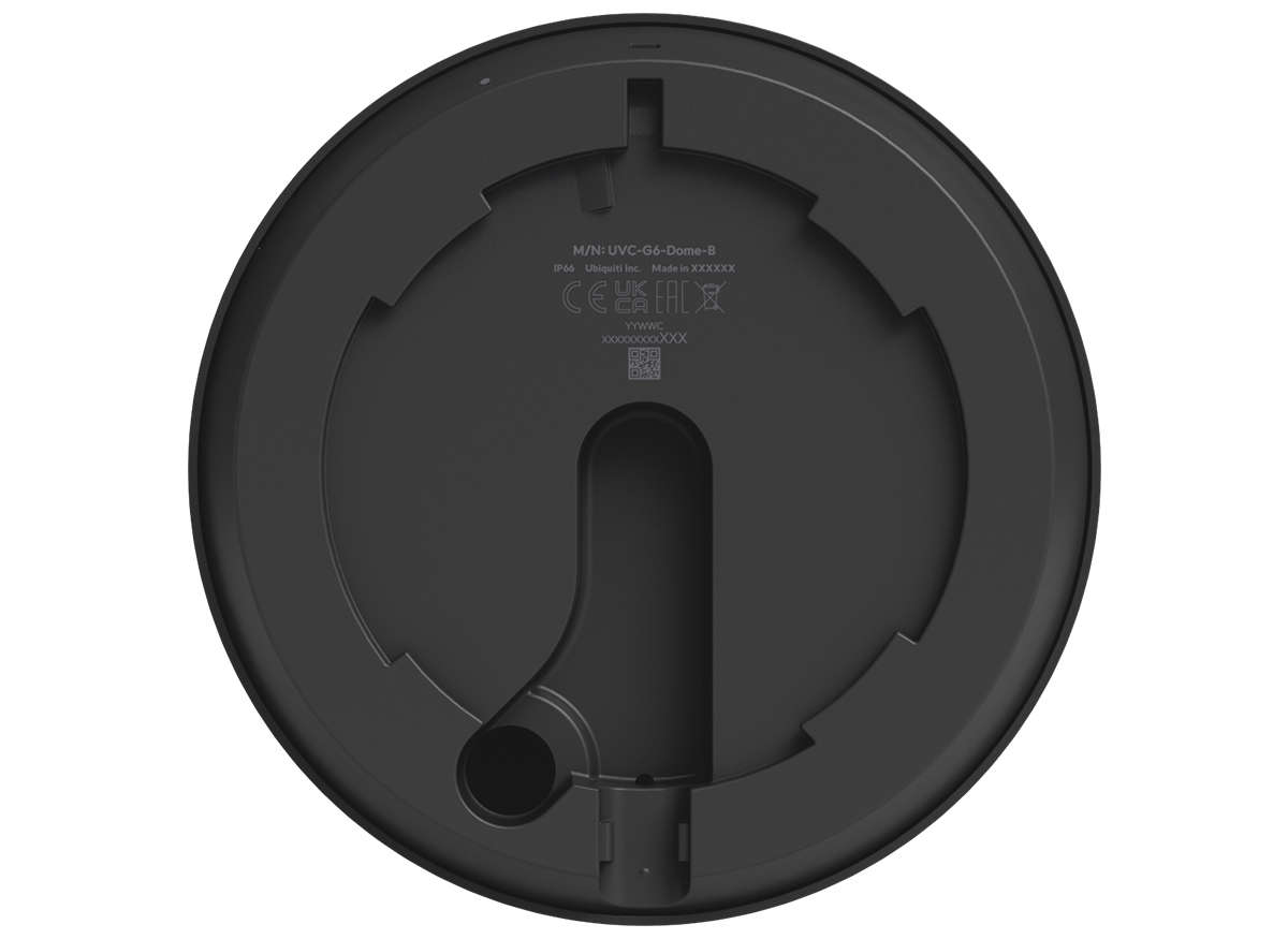 Ubiquiti UniFi Protect G6 Dome 8MP Black IP Camera