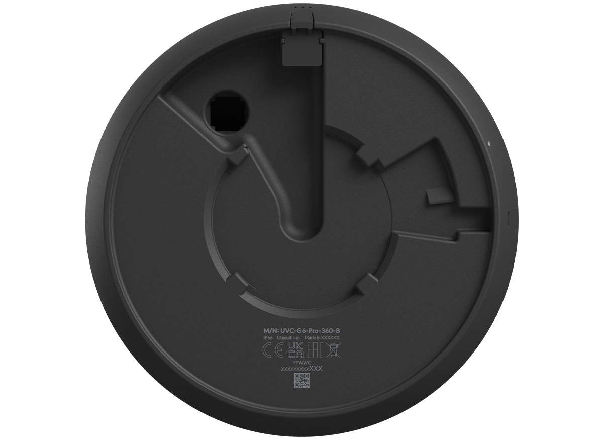 Ubiquiti UniFi Protect G6 Pro 360 12MP Black IP Camera