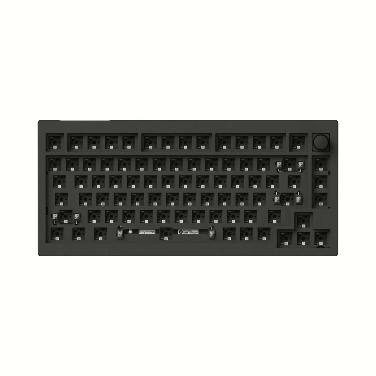 Keychron V1 Max QMK/VIA Wireless Custom Mechanical Keyboard | BANANA Switches  Black