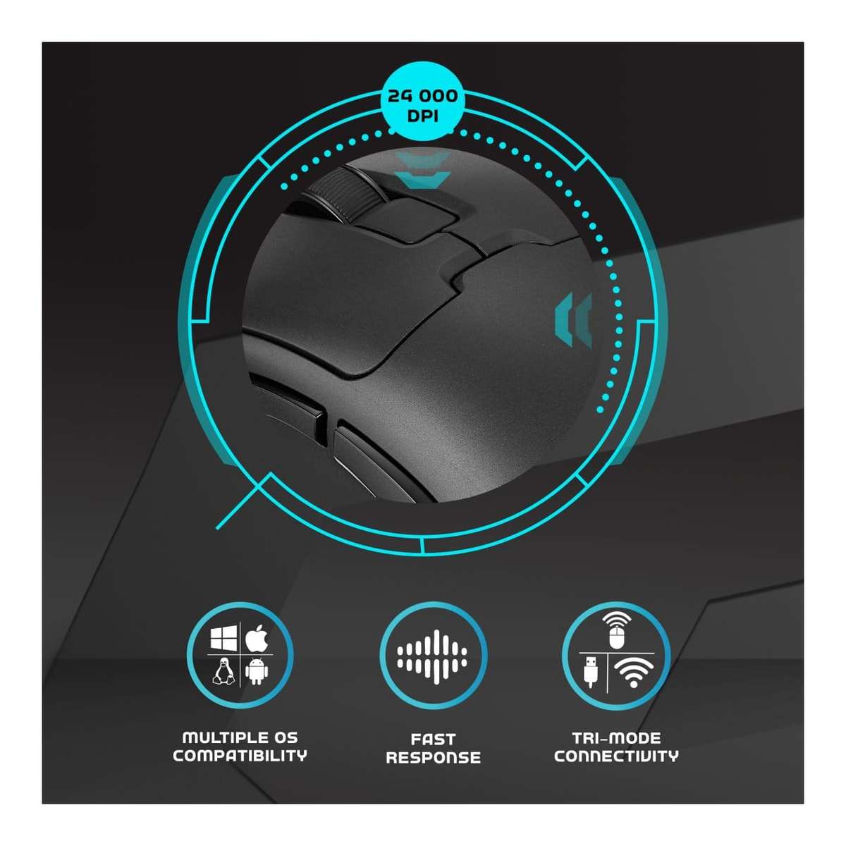 Volkano Arc Ultra-Lightweight Wireless Gaming Mouse