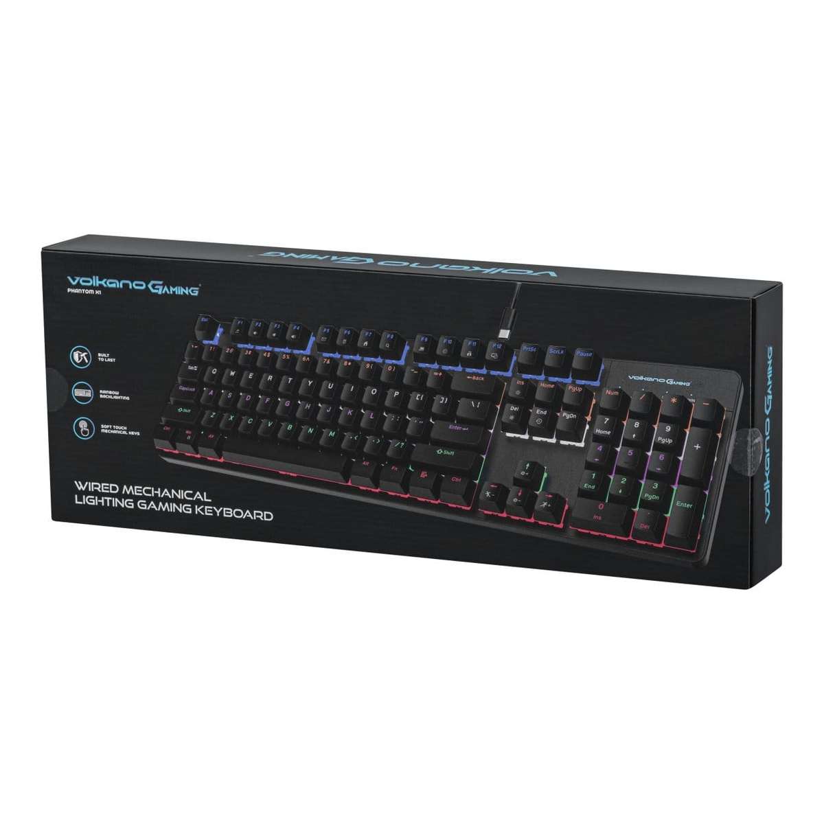 Volkano Gaming Phantom X1 RGB Wired Keyboard