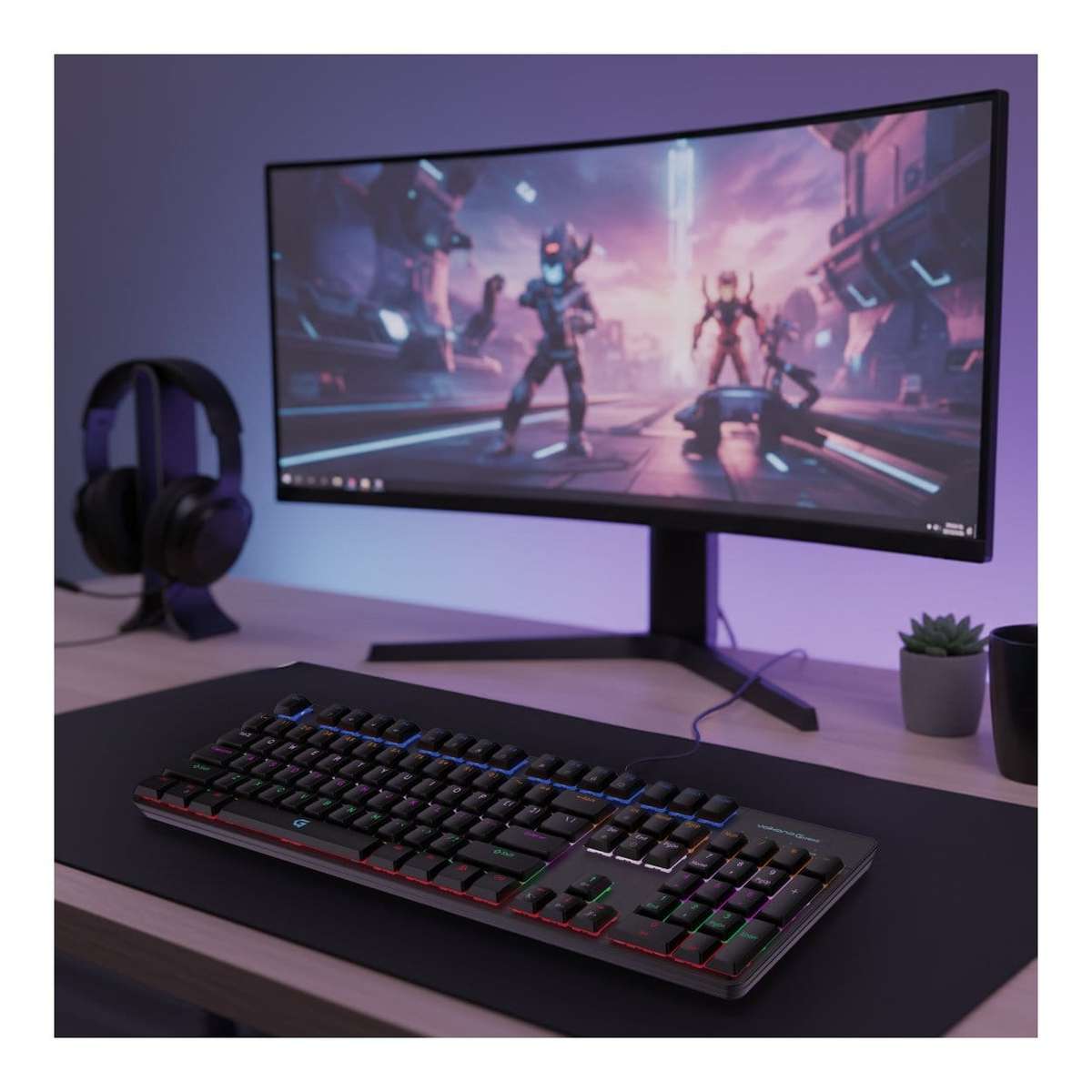 Volkano Gaming Phantom X1 RGB Wired Keyboard