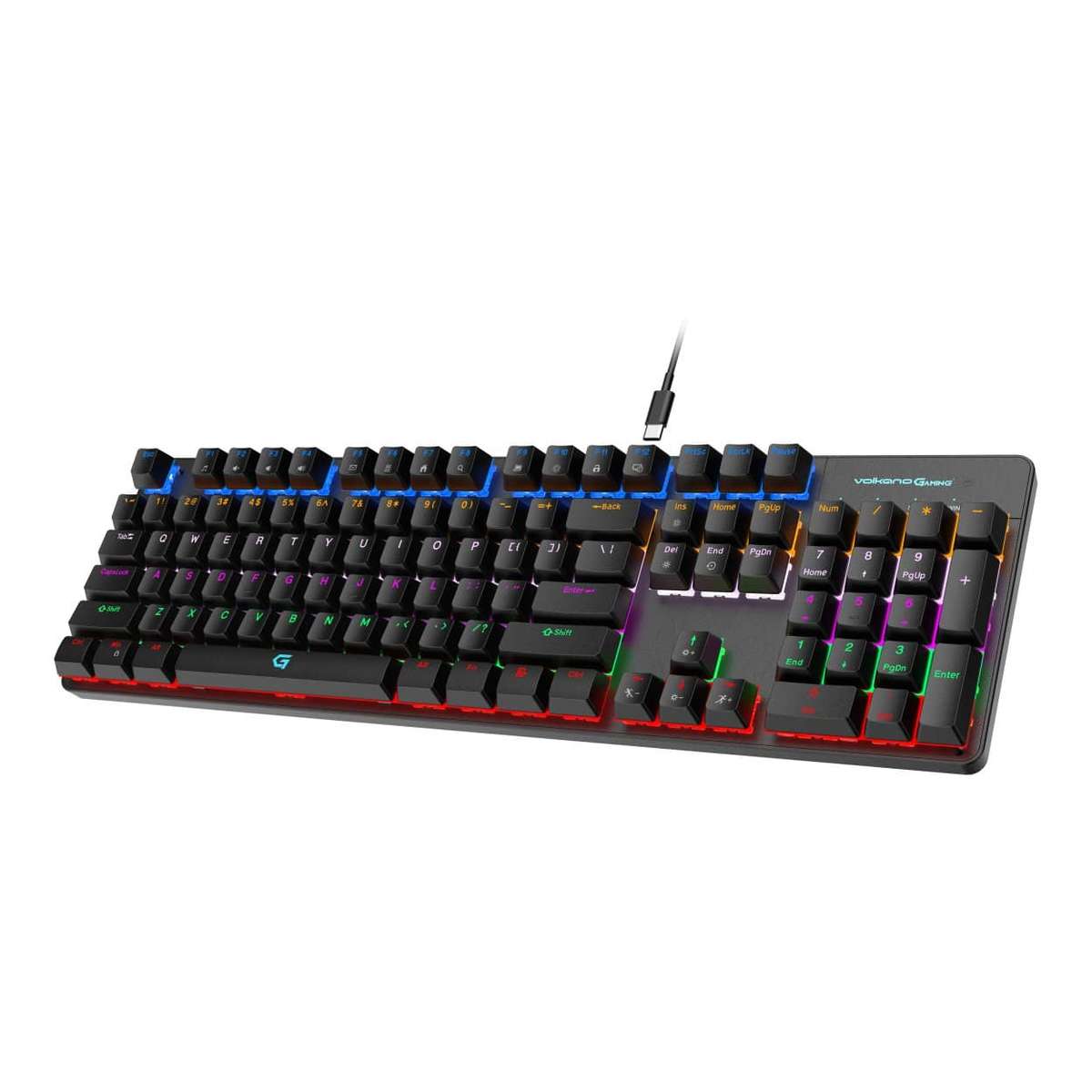 Volkano Gaming Phantom X1 RGB Wired Keyboard