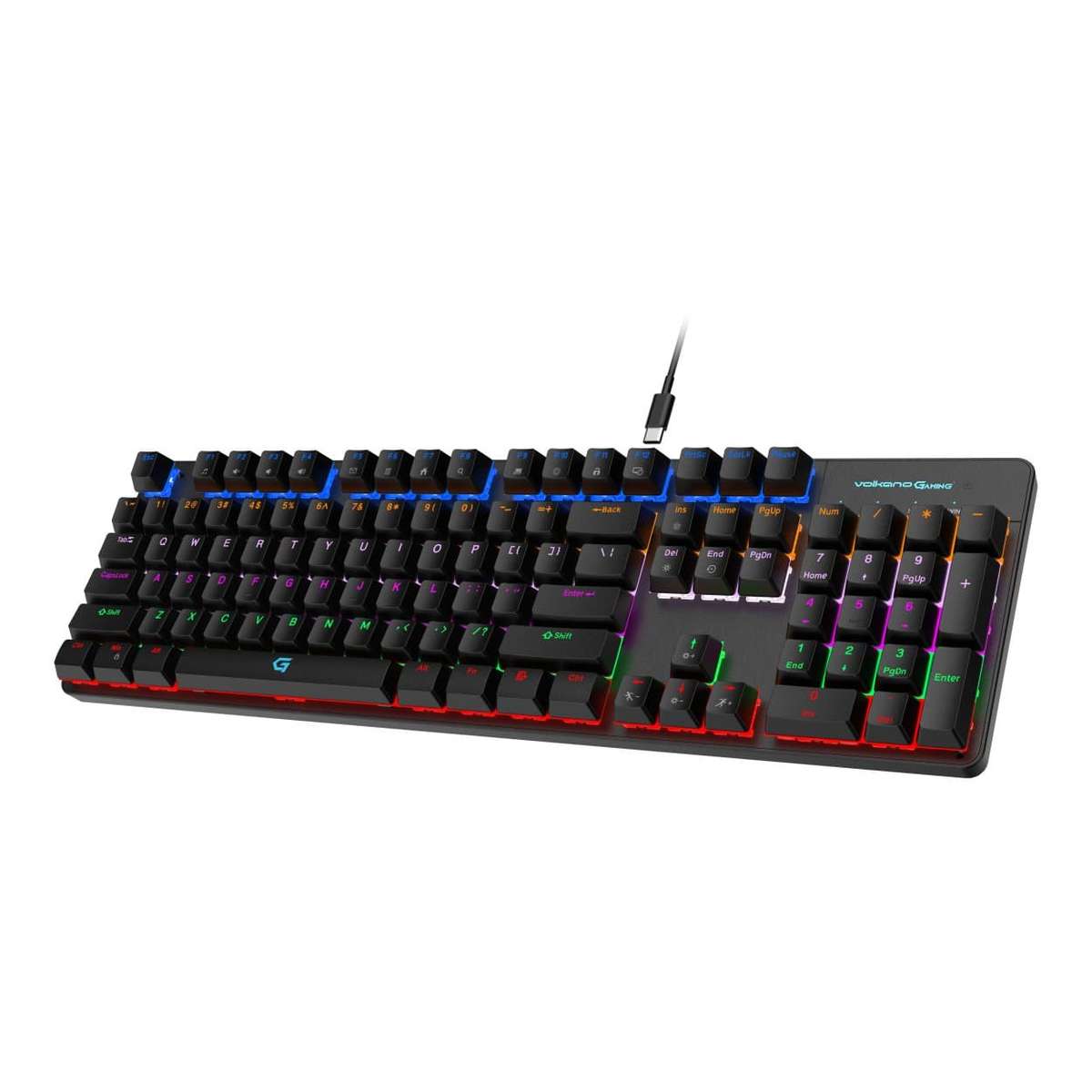 Volkano Gaming Phantom X1 RGB Wired Keyboard
