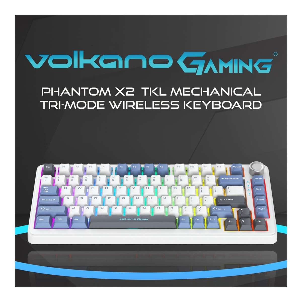 Volkano Phantom X2 TKL Tri-Mode Wireless Gaming Keyboard