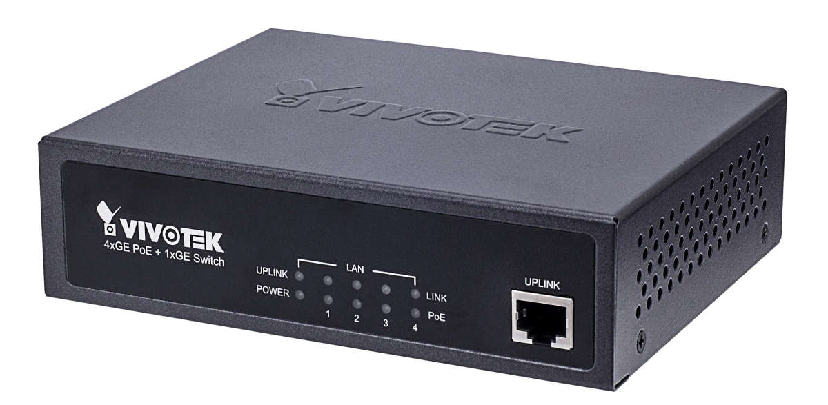 Vivotek Unmanaged 4xGE PoE + 1xGE Switch