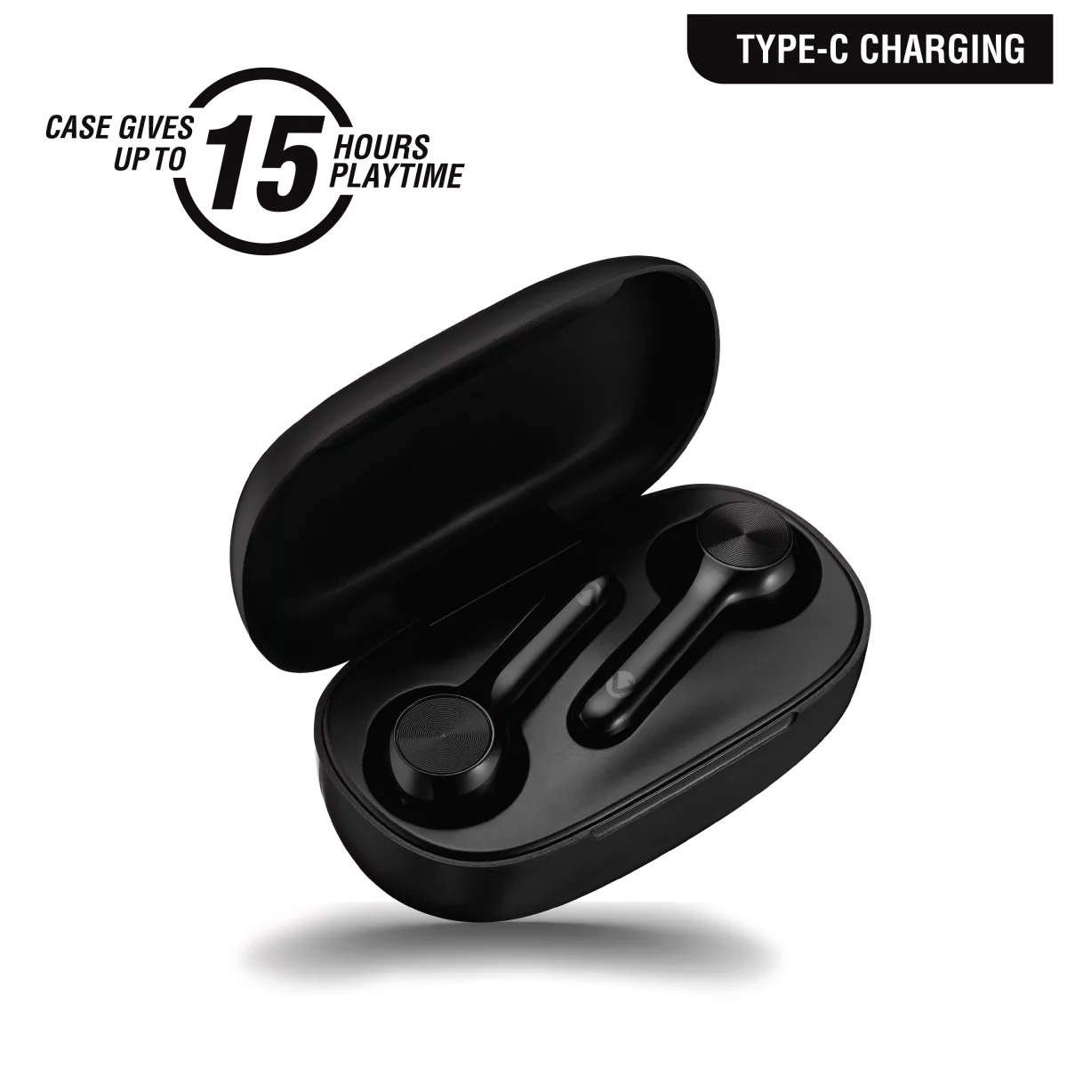 Volkano Libra Series True Wireless Earphones - Black