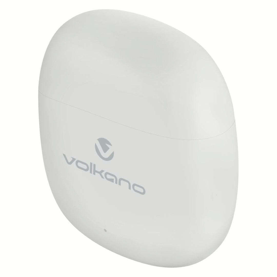 Volkano Sleek Series TWS Bluetooth Earphones - White