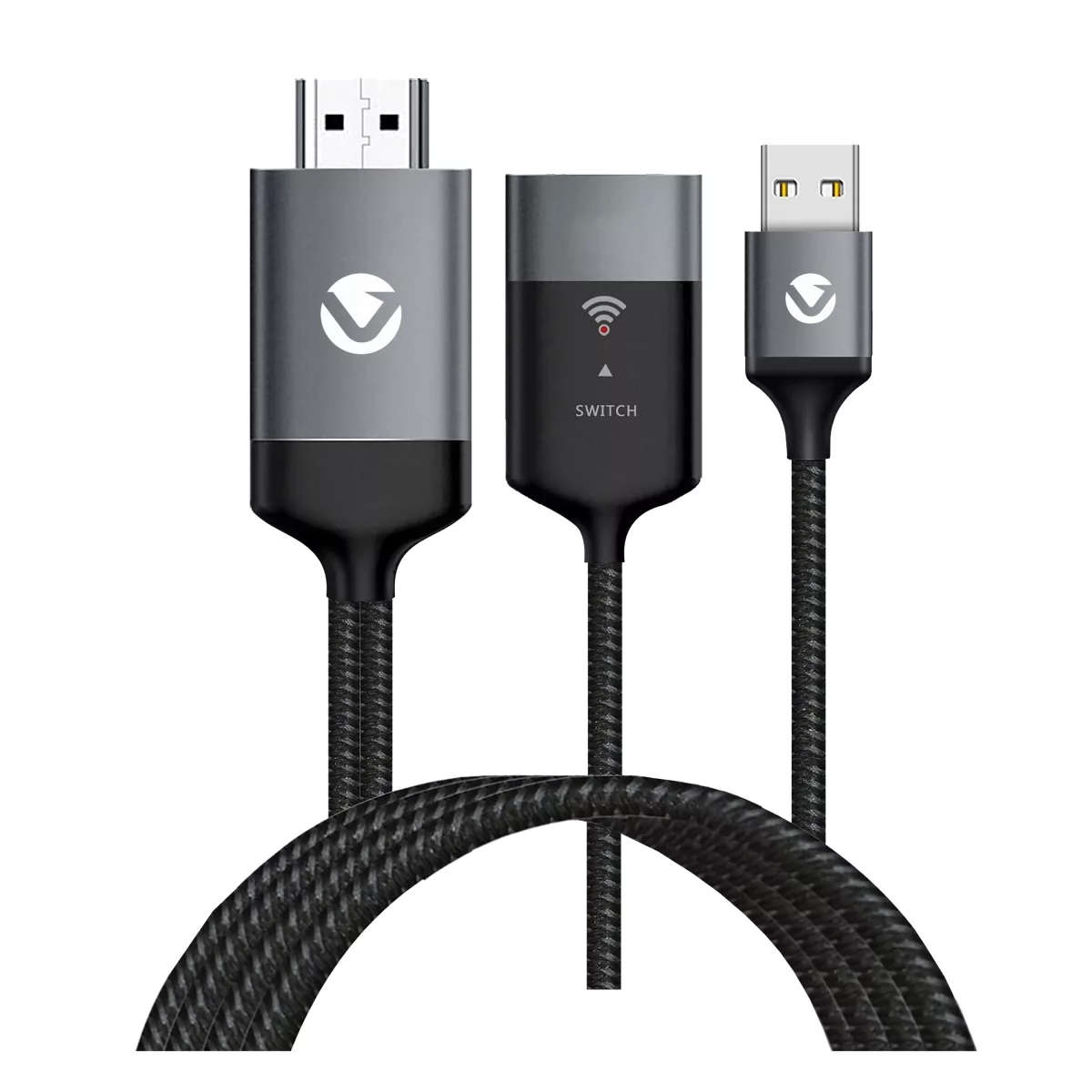 Volkano Pitch Series Wired and Wireless Casting cable For Android and iOS