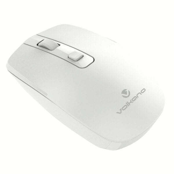 Volkano Granite Series Rechargeable Wireless Mouse - White