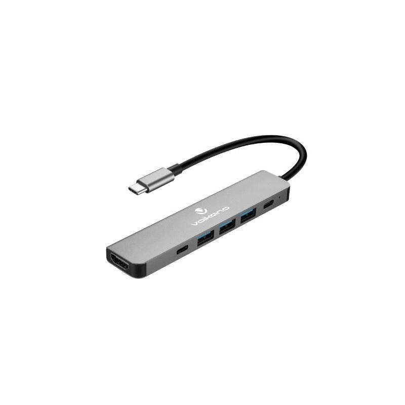 Volkano Expand Series 6-in-1 Type-C Hub
