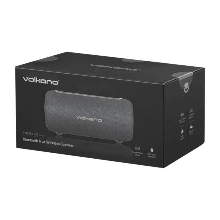 Volkano Mamba 2.0 Series Bluetooth Speaker Black