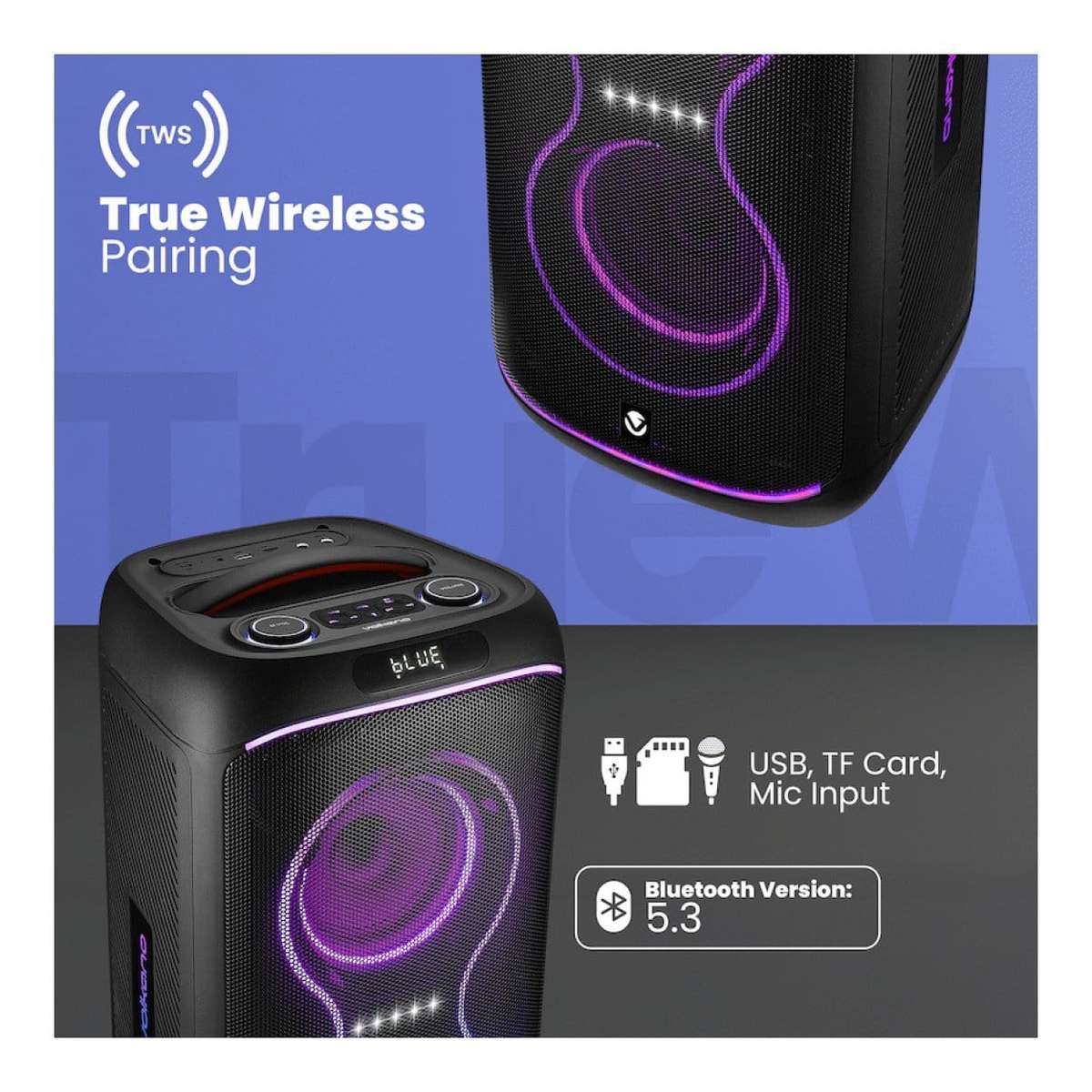 Volkano Elite Series Dual 6.5 Party Speaker