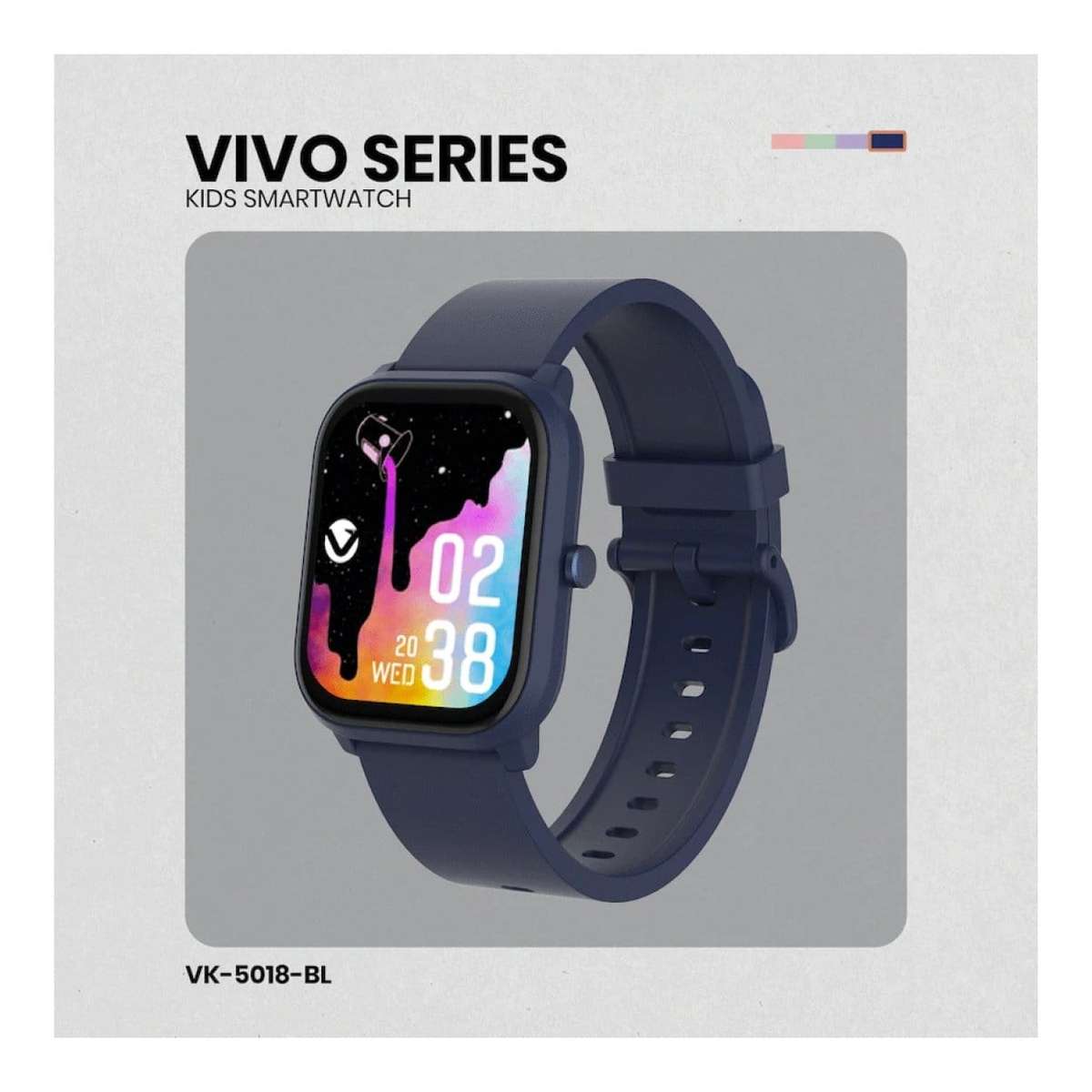 Volkano Vivo Series Kids Smart Watch Dark Blue