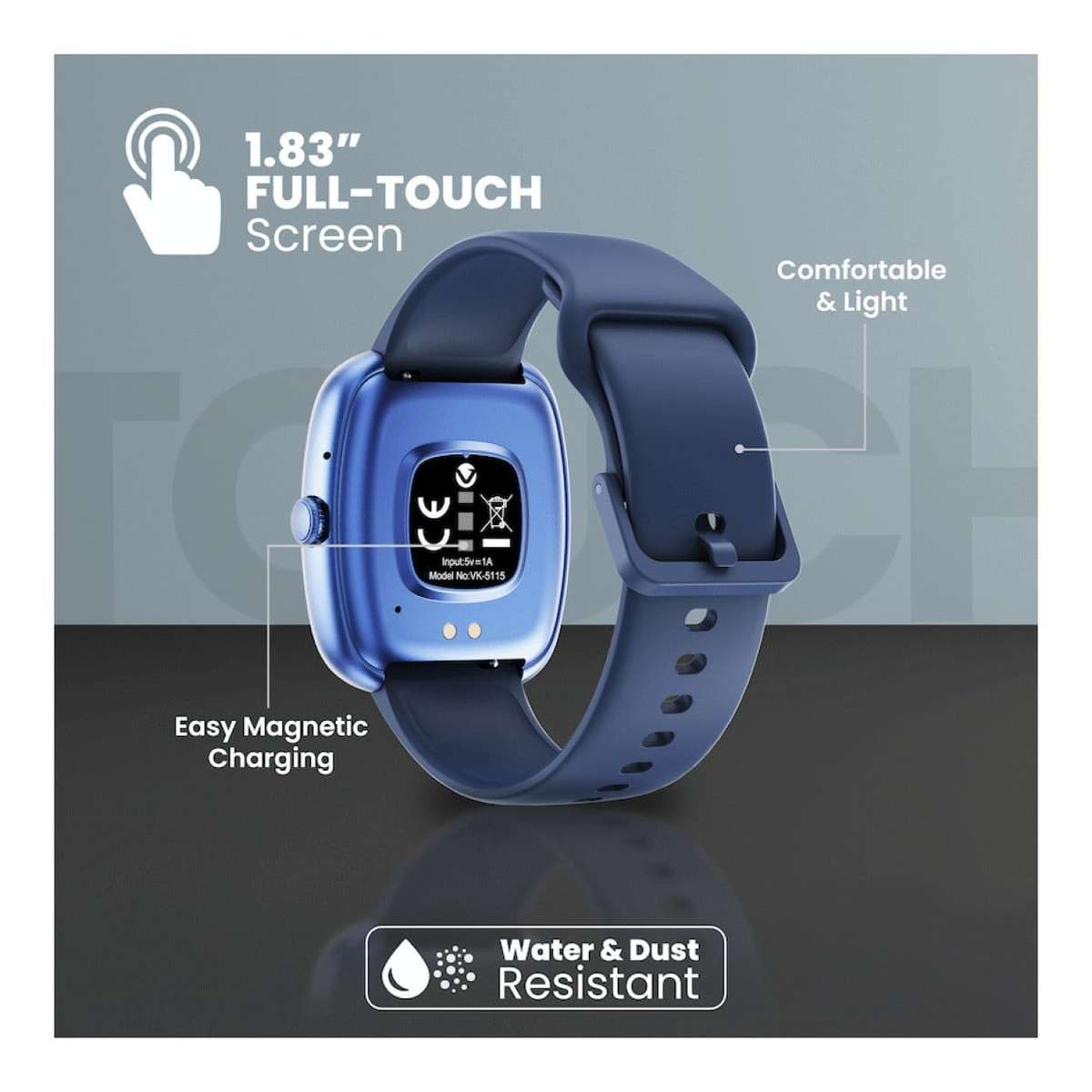 Volkano Elevate Series Smartwatch Blue