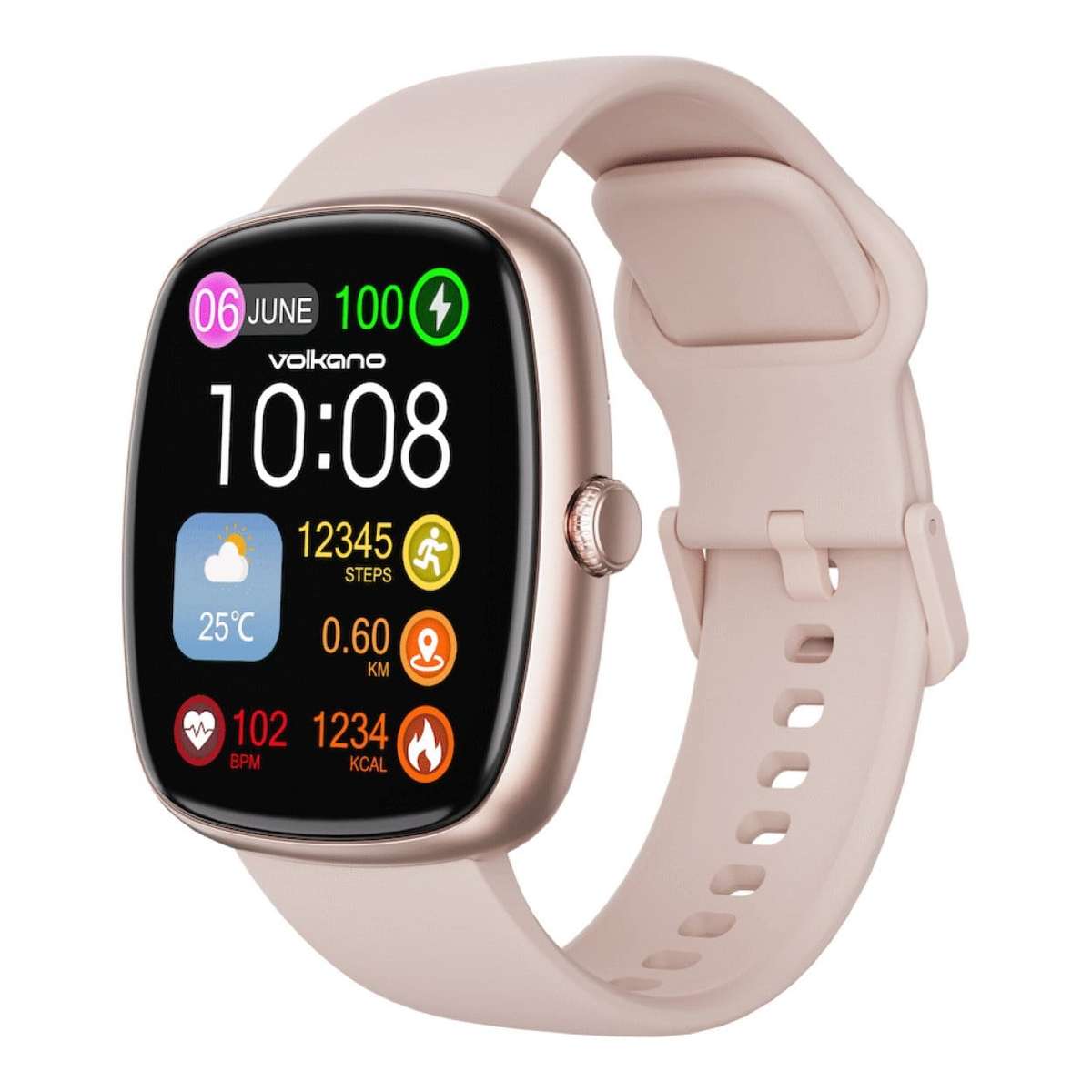 Volkano Elevate Series Smartwatch Gold