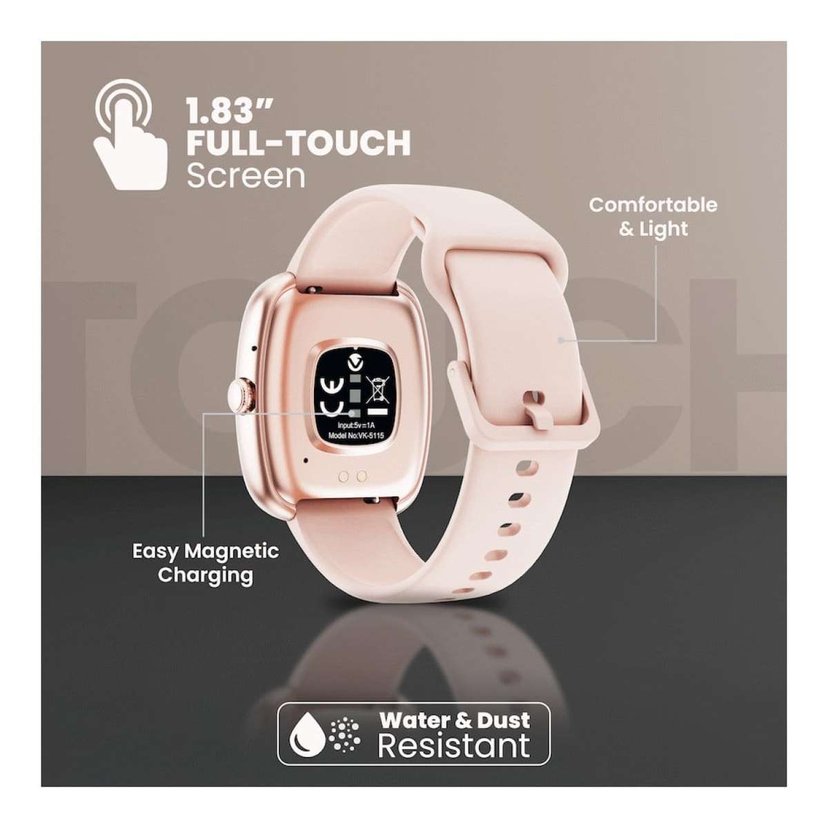 Volkano Elevate Series Smartwatch Gold