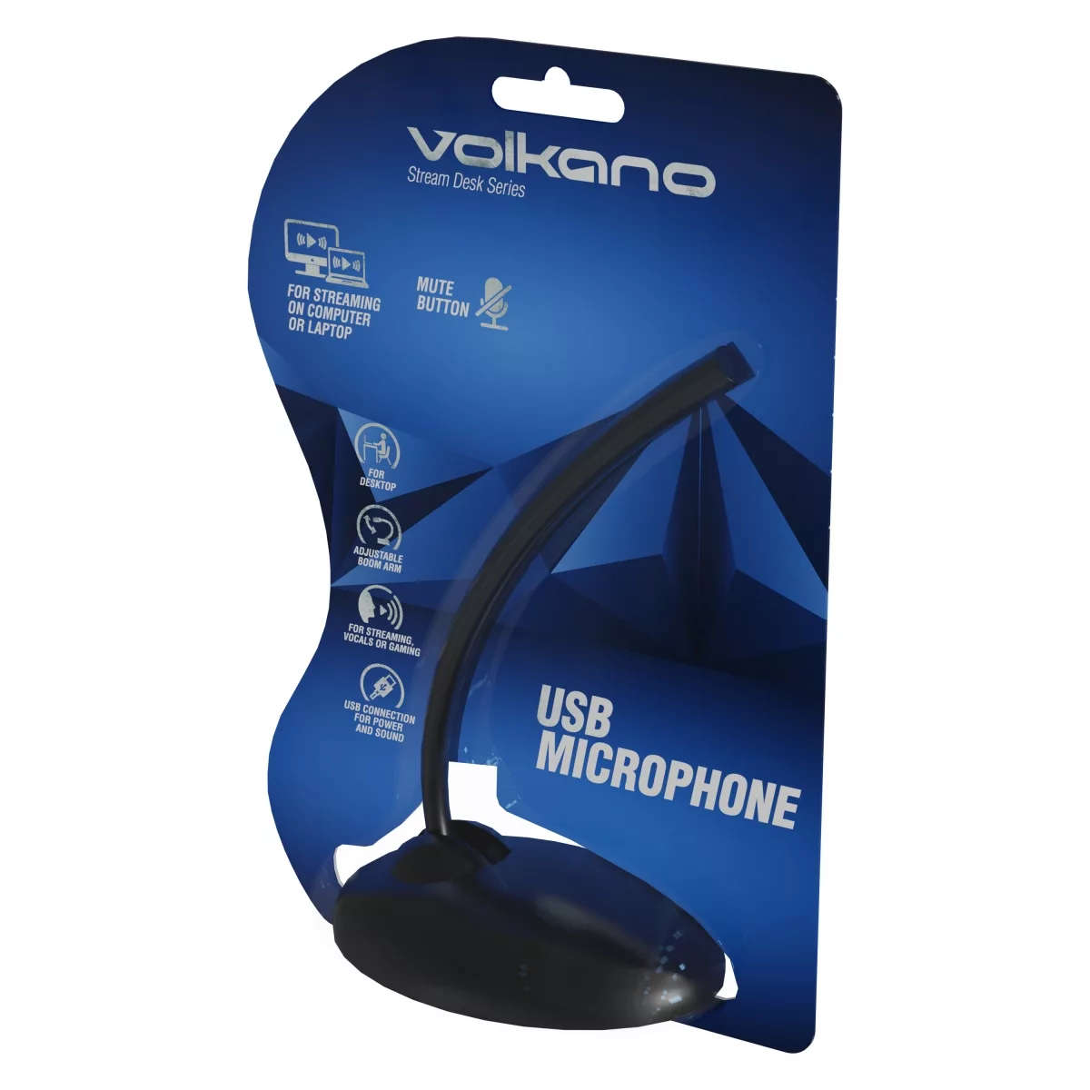 Volkano Stream Desk Series Streaming USB Microphone