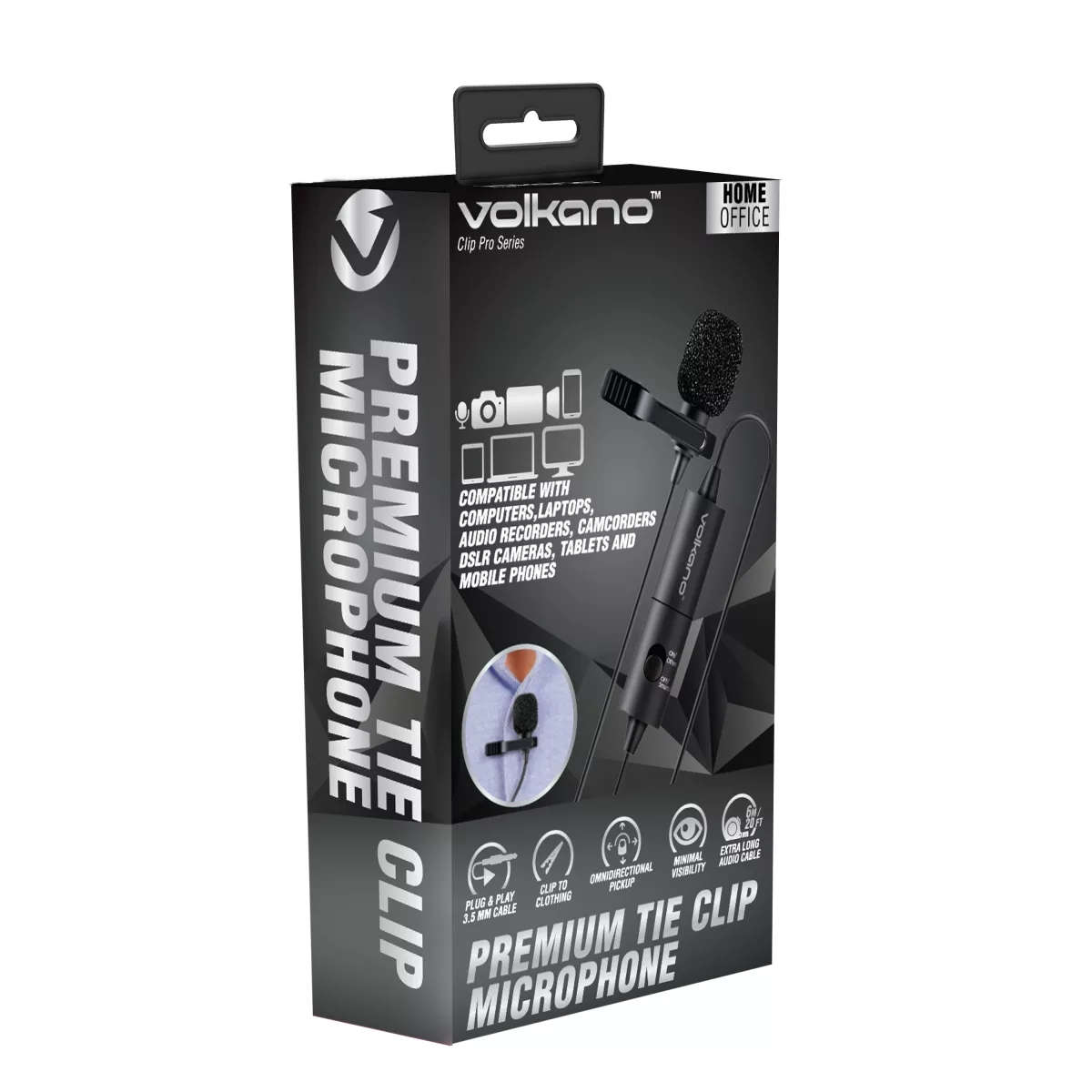 Volkano Clip Pro Series 3.5mm Microphone