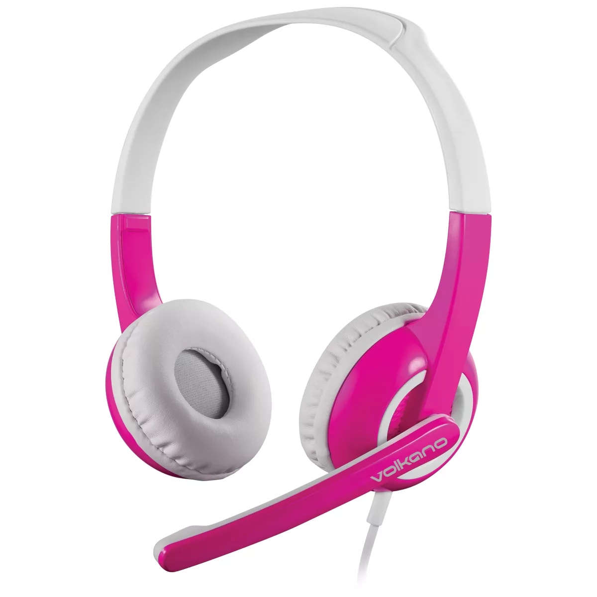 Volkano Chat Junior Series Wired Headset Pink