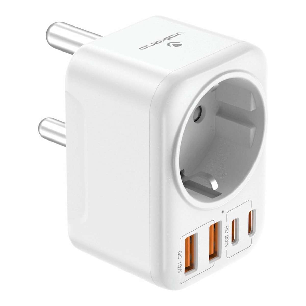 Volkano MultiVolt Series 20W SA Plug to Multi Travel Socket