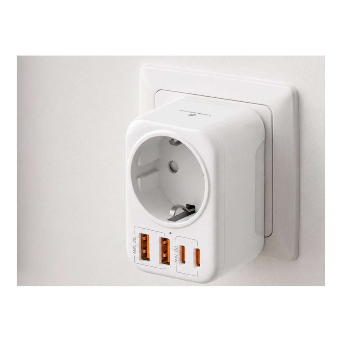 Volkano MultiVolt Series 20W SA Plug to Multi Travel Socket