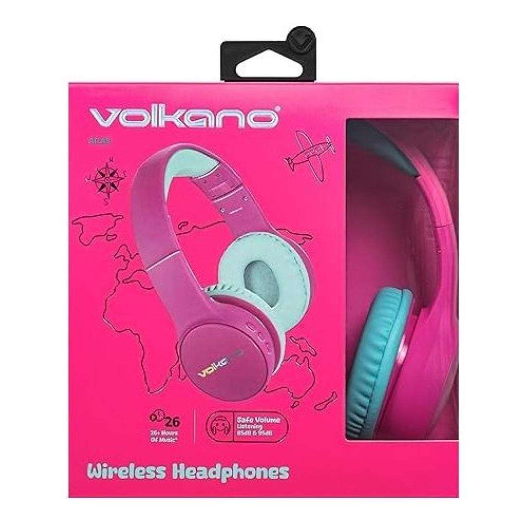 Volkano Kids Atlas Bluetooth Padded Headphones with DB Switch Function