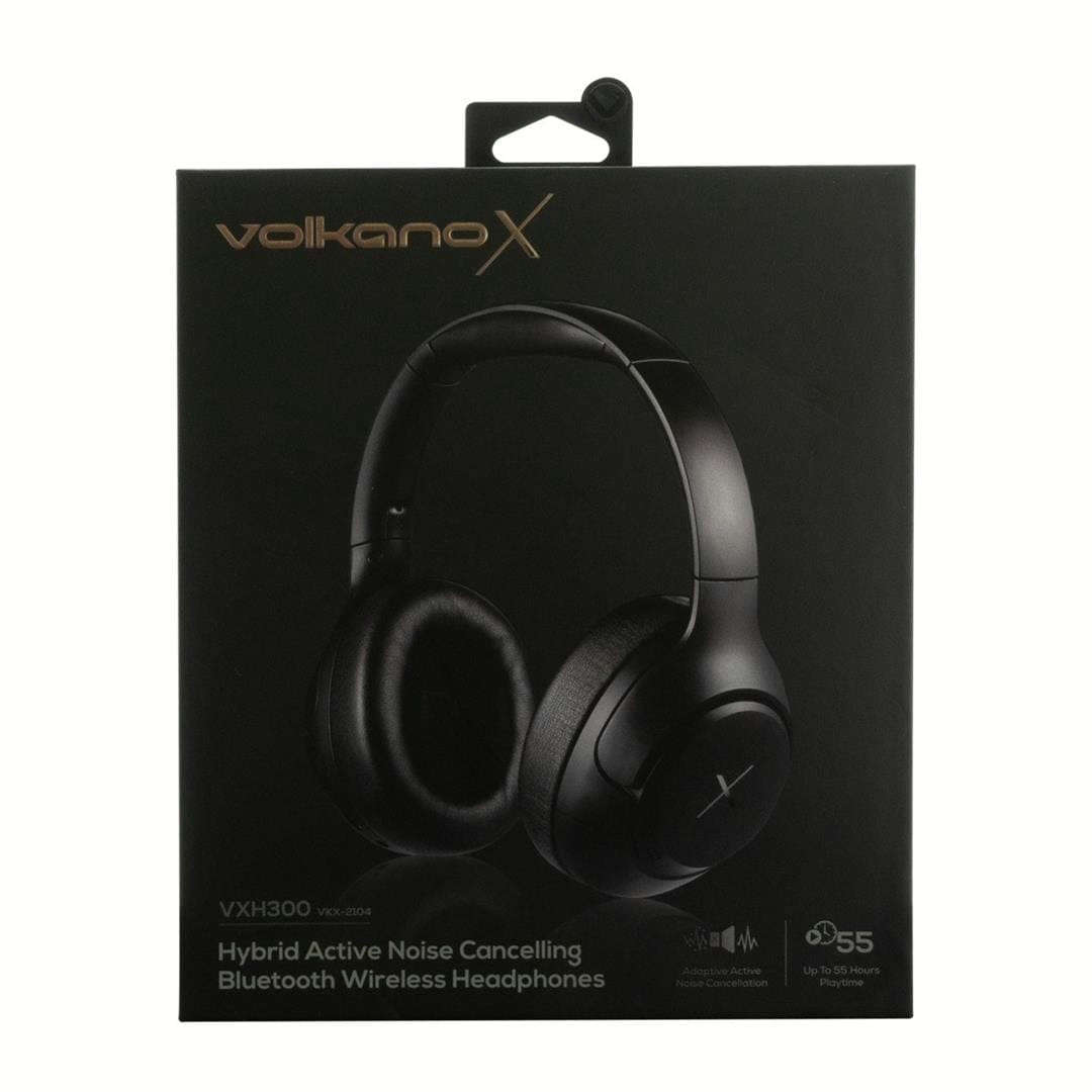 VolkanoX VXH300 Hybrid ANC Bluetooth Headphones Black