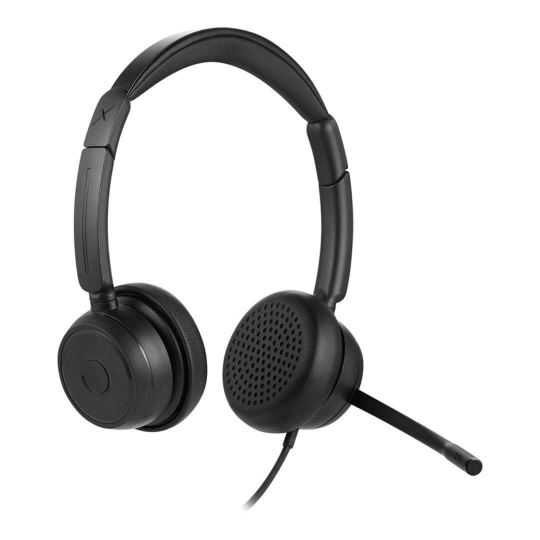 VolkanoX Chat Series mk3 ENC Teams Wired Headset Black
