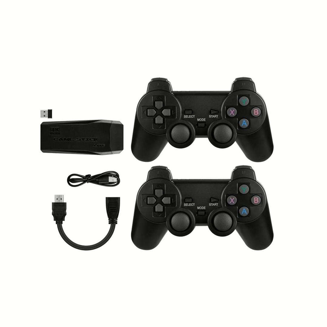 Volkano 4K VX Game Console with Wireless Controllers Black