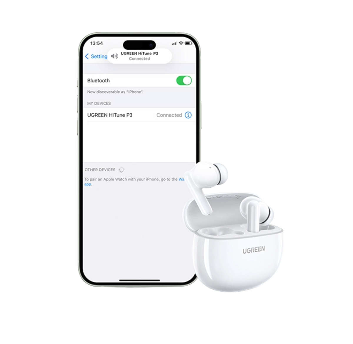 UGREEN HiTune P3 In-Ear Wireless EarbudsWhite