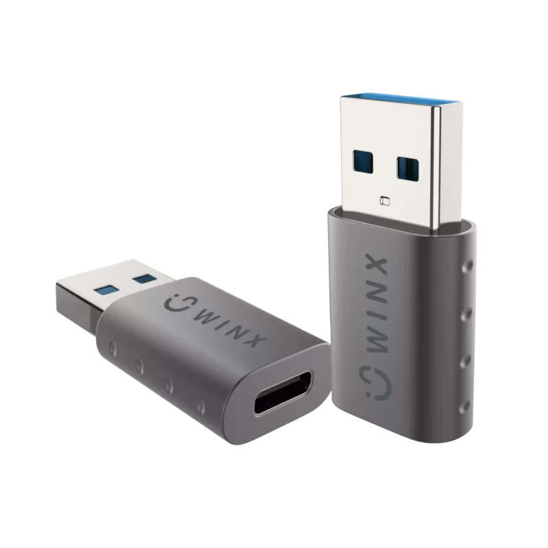 WinX Link Simple USB to Type-C Adapter Dual Pack