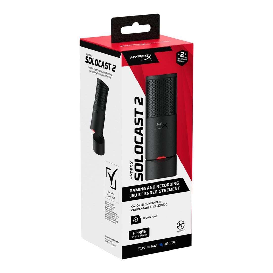 HP HyperX SoloCast 2 Microphone Black