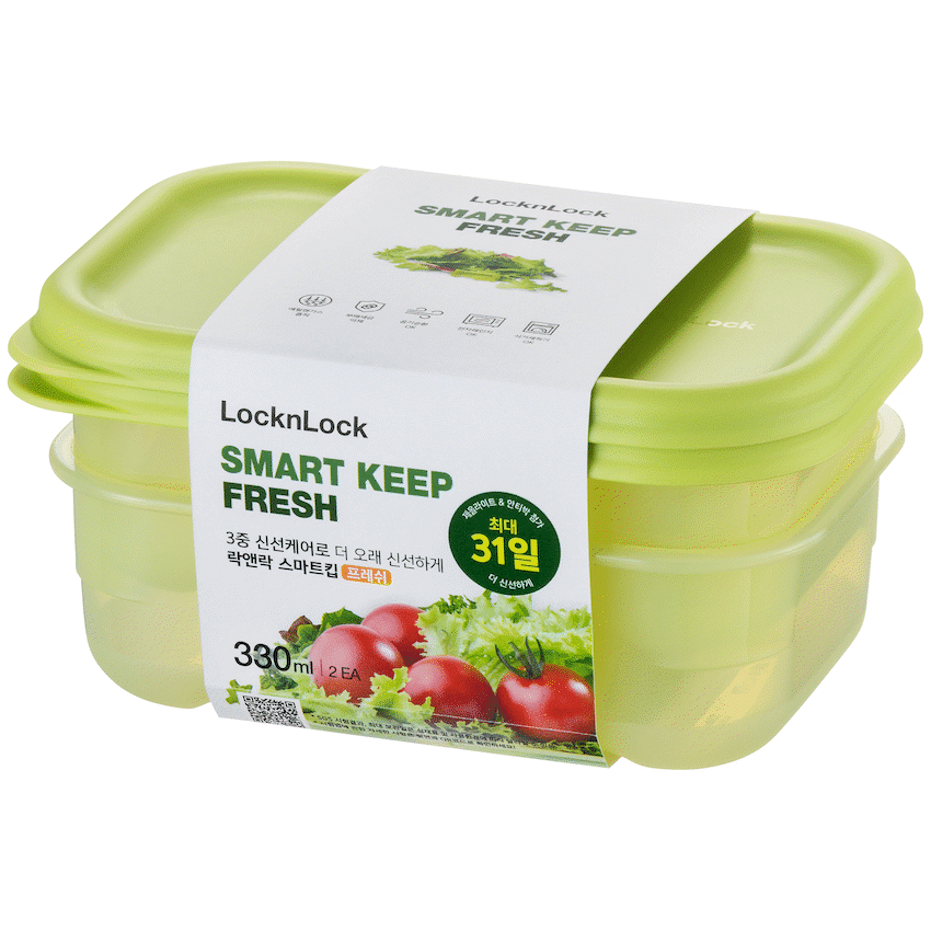 LocknLock Fresh Block rect 330ml 2pce