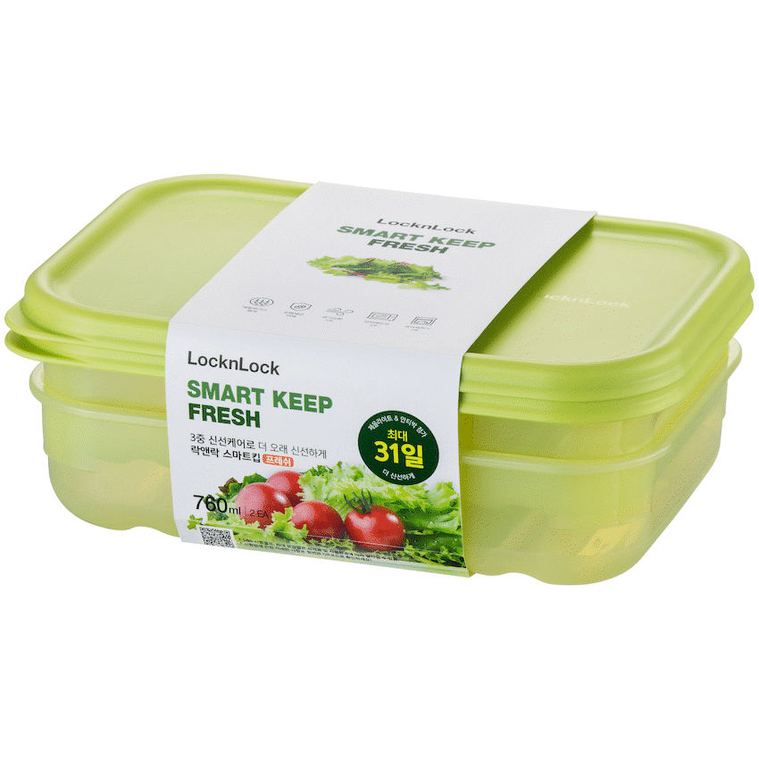 LocknLock Fresh Block rect 760ml 2pce