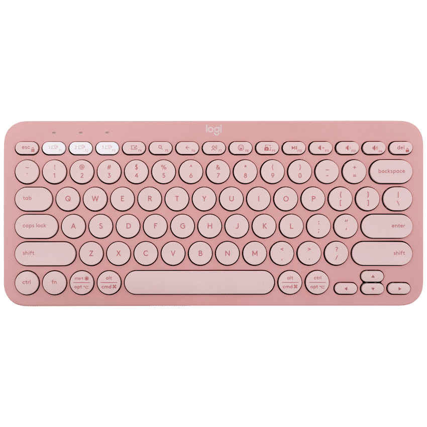 Pebble Keys 2 K380s - Tonal Rose