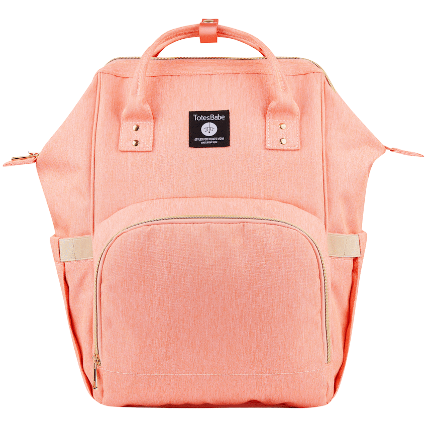 Totes Babe Alma 18L Diaper Backpack Peach