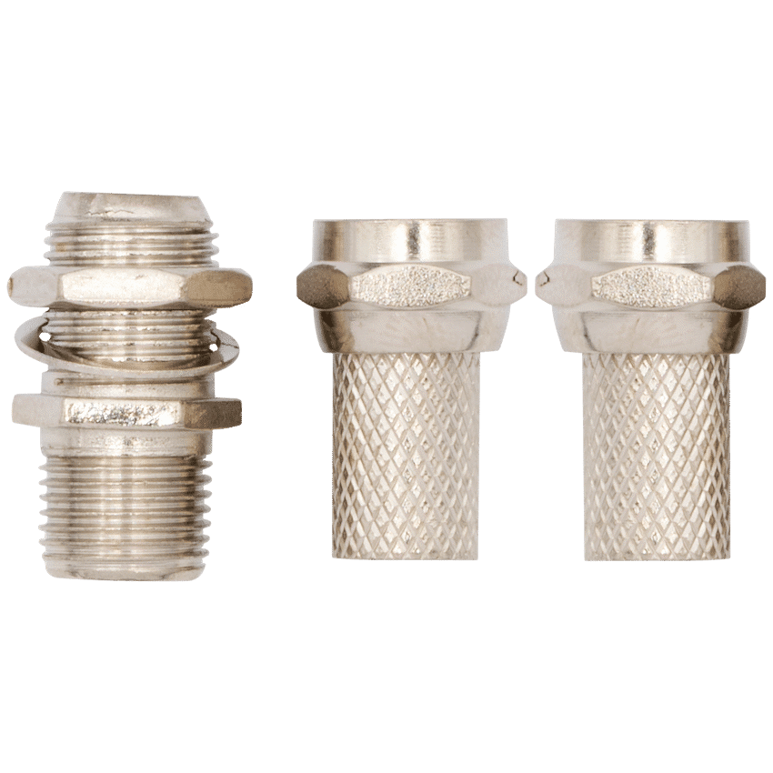 Volkano 2x F Connector & Barrel Joiner