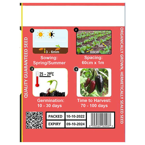 Black Hungarian Chilli Seeds