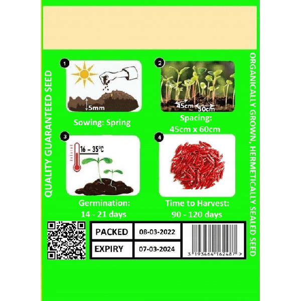 African Birds Eye Chilli Seeds